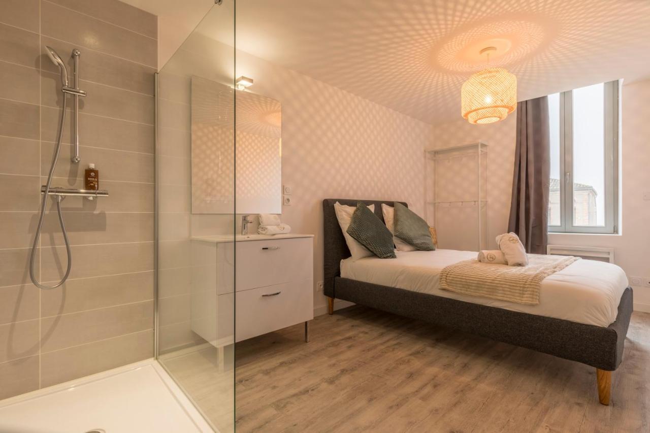 Atypique - 2 Chambres Avec Salles De Bains, Cuisine Equipee, Parking Gratuit Castelsarrasin Exteriér fotografie